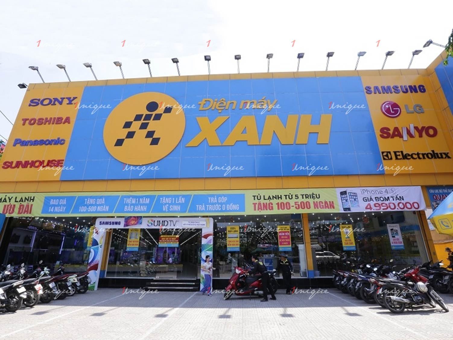 biển hiệu siêu thị, trung tâm thương mại
